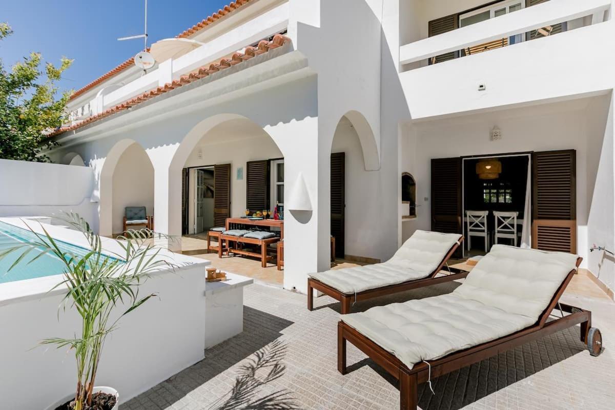 Beachfront Villa With Private Pool In Manta Rota Vila Nova de Cacela Dış mekan fotoğraf