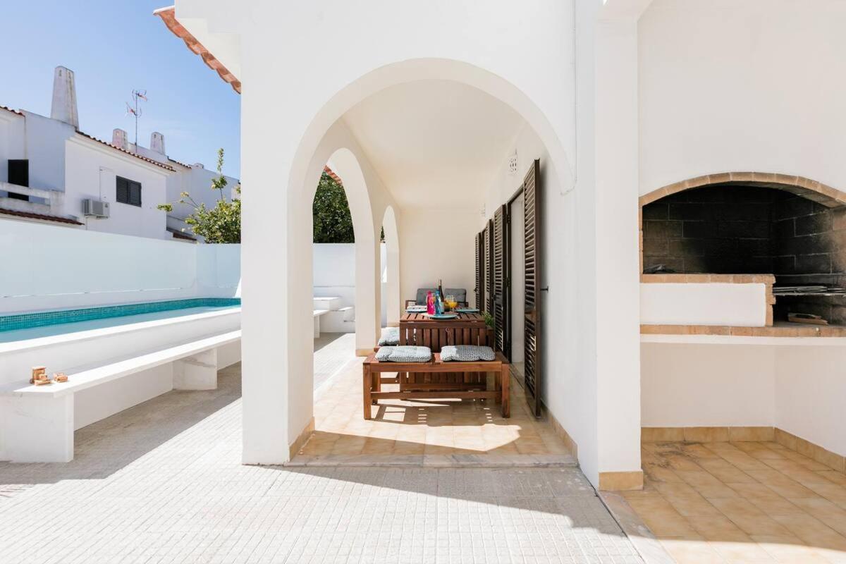 Beachfront Villa With Private Pool In Manta Rota Vila Nova de Cacela Dış mekan fotoğraf