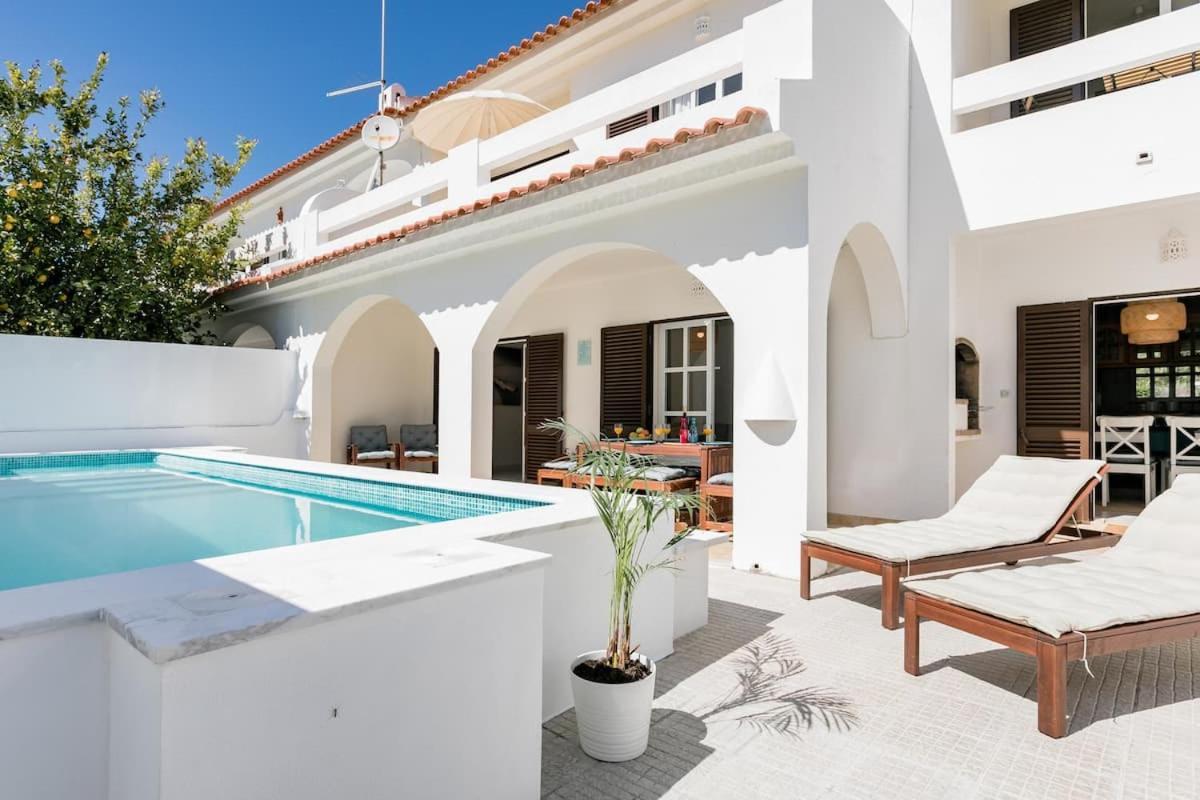 Beachfront Villa With Private Pool In Manta Rota Vila Nova de Cacela Dış mekan fotoğraf